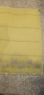 Pista Green Premium Hand Work Designer Saree | 30-30 Fabric Party Wear Saree