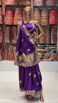 Gaji Silk Saree with Kolkata Handwork | Elegant Traditional Saree